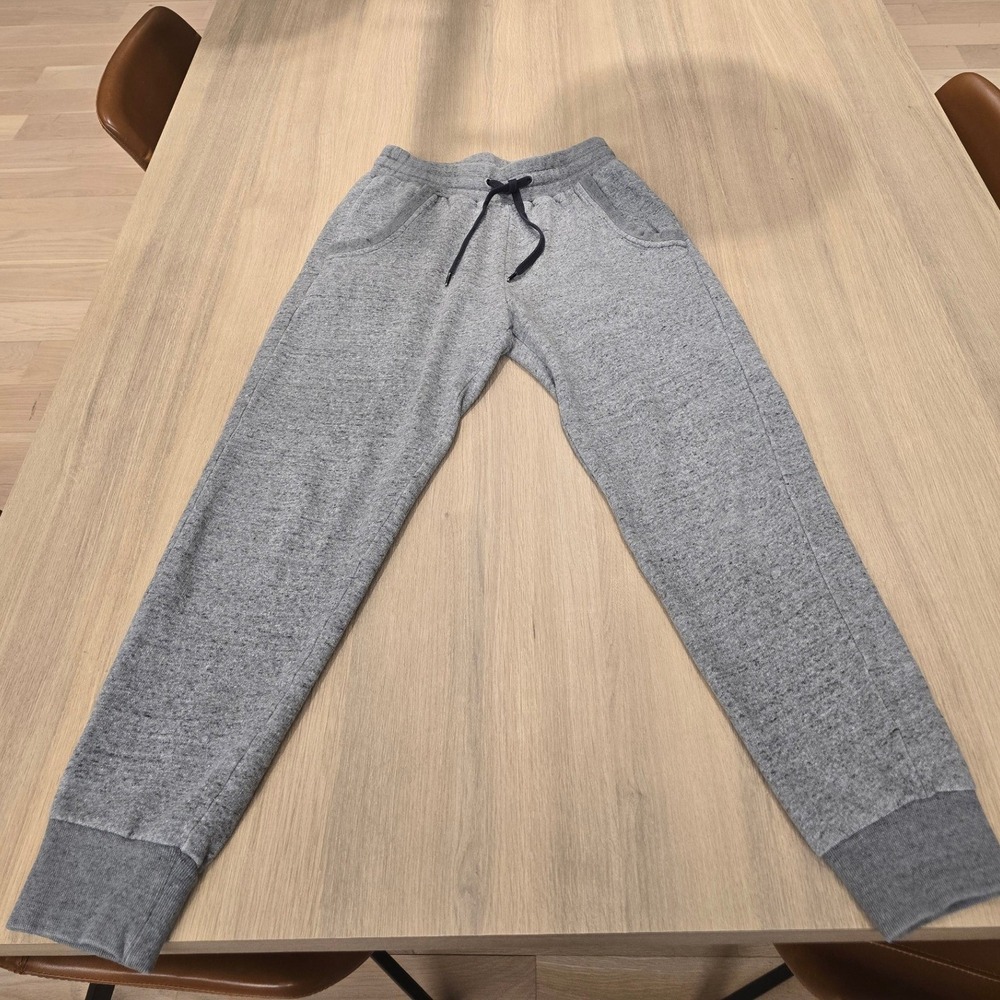 Bonobos Mens Tapered Jogger Sweatpants Small Gray 27x26 Drawstring Slim Fit
